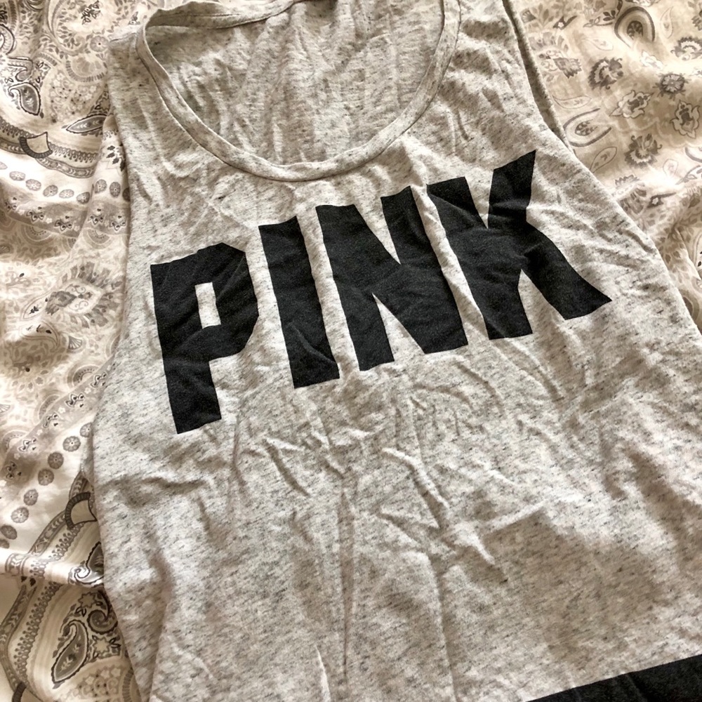 Pink workout top